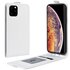 Verticale Flip kunstleer wallet hoesje geschikt voor iPhone 11 Pro Max case - Wit