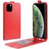 Verticale Flip kunstleer wallet hoesje geschikt voor iPhone 11 Pro case - Rood