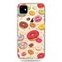 Vrolijk Flexibel Donuts Hoesje geschikt voor iPhone 11 TPU case - Doorzichtig