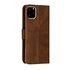 Leren Wallet Bookcase hoesje portemonnee geschikt voor iPhone 11 Pro Max - Bruin