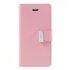 Mercury Goospery Lederen geschikt voor iPhone 7 8 SE 2020 SE 2022 Walletcase 7 pasjes - Roze