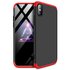 360 bescherming Case Cover geschikt voor iPhone XR hoesje - zwart en rood