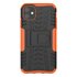 Hybride standaard case shockproof hoesje geschikt voor iPhone 11 - Oranje