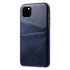 Duo Cardslot Wallet Portemonnee geschikt voor iPhone 11 Pro Max hoesje - Blauw Bescherming