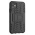 Shockproof bescherming hoesje geschikt voor iPhone 11 case - Zwart