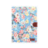 Wallet Portemonnee Hoes Case Flowerprint Bloemenstofpatroon Kunstleer geschikt voor iPad 10.2 inch - Blauw