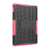 Bandprofiel hoes grip kickstand TPU kunststof geschikt voor iPad 10.2 inch - Roze