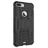 Shockproof bescherming hoesje geschikt voor iPhone 7 Plus 8 Plus case - Zwart