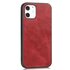 Leather Look kunstleer hoesje geschikt voor iPhone 12 mini - rood