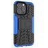 Shockproof TPU met stevig hoesje geschikt voor iPhone 13 Pro - blauw en zwart