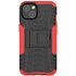 Shockproof TPU met stevig hoesje geschikt voor iPhone 13 - Rood en zwart