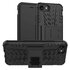 Zwarte hybride standaard case geschikt voor iPhone 7 8 SE 2020 SE 2022 hoesje cover shockproof