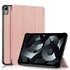 Trifold kunstleer hoes geschikt voor iPad 10e gen 10.9 inch 2022 - rose-gold