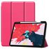 Trifold kunstleer hoes geschikt voor iPad Pro 11 inch (2018 2020 2021 2022) &amp; iPad Air 4 en 5 - roze