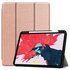 Trifold kunstleer hoes geschikt voor iPad Pro 11 inch (2018 2020 2021 2022) &amp; iPad Air 4 en 5 - goud