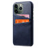 Duo Cardslot Wallet vegan leather hoesje geschikt voor iPhone 15 Pro Max - blauw