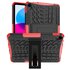 Shockproof Kickstand anti-slip hoes met standaard geschikt voor iPad 10e gen 10.9 inch 2022 - rood