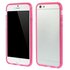 Roze transparante bumper hoesje geschikt voor iPhone 6 6s bescherming case