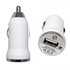 Autolader Auto Oplader geschikt voor iPhone iPod Car Plug adapter lader - Wit