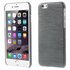 Brushed hardcase hoesje geschikt voor iPhone 6 6s - Grijs