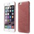 Brushed hardcase geschikt voor iPhone 6 Plus 6s Plus hoesje - Rood