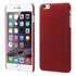 Stevige gekleurde hardcase geschikt voor iPhone 6 Plus 6s Plus Hoesje - Rood