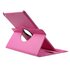 Lederen geschikt voor iPad Air 3 (2019) &amp; iPad Pro 10.5 &amp; iPad 10.2 inch draaibaar cover case - Roze Standaard