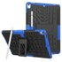 Hybride TPU Polycarbonaat geschikt voor iPad Air 3 (2019) &amp; iPad Pro 10.5 inch case - Blauw Profiel Standaard