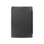 Xqisit Soft touch cover hoes geschikt voor iPad 10.2 (2019 2020 2021) - zwart