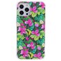 Tropical Leaves &amp; Flowers TPU met versterkte hoeken hoesje geschikt voor iPhone 12 Pro Max