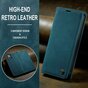 Caseme Retro Wallet Case hoesje geschikt voor iPhone 15 - Blue