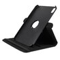 360 Rotating bookcase Vegan Leather hoes geschikt voor iPad mini 6 2021 &amp; iPad mini 7 2024 - zwart