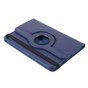 360 Rotating bookcase Vegan Leather hoes geschikt voor iPad mini 6 2021 &amp; iPad mini 7 2024 - blauw