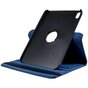 360 Rotating bookcase Vegan Leather hoes geschikt voor iPad 10e gen 10.9 inch 2022 - blauw