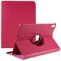 360 Rotating bookcase Vegan Leather hoes geschikt voor iPad 10e gen 10.9 inch 2022 - roze