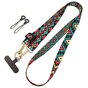 Crossbody Telefoonkoord Lanyard Band Keycord met Bevestigingstab voor onder je hoesje 120cm - Maya Totem