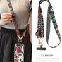 Crossbody Telefoonkoord Lanyard Band Keycord met Bevestigingstab voor onder je hoesje 120cm - Maya Totem