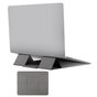 Lichtgewicht Opvouwbare Magnetische Laptop Standaard Inklapbare Design Houder - Donkergrijs