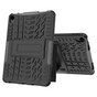 Shockproof Kickstand anti-slip hoes met standaard geschikt voor iPad 10e gen 10.9 inch 2022 - zwart