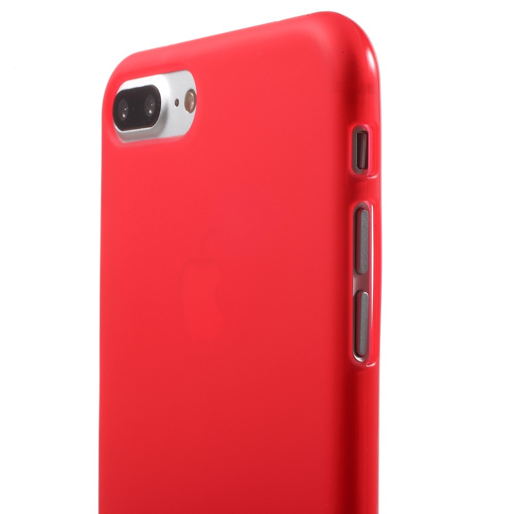 Eigenwijs Bourgondië Maria Rood silicone hoesje iPhone 7/8 Plus Rode cover effen Red case