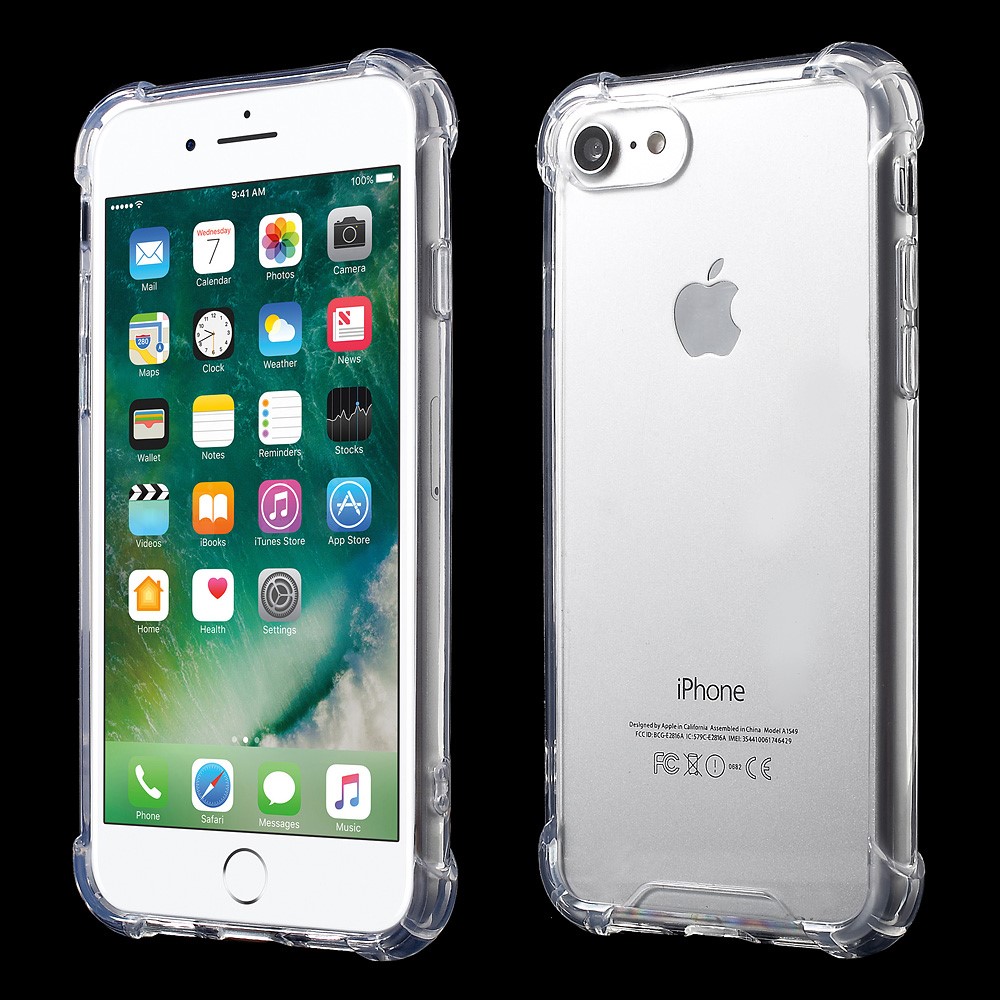 TPU Clear Protection hoesje iPhone 7 8 SE 2022 case cover