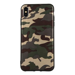 Camouflage Tpu Camo Hoesje Leger Iphone Xs Max Army Groen