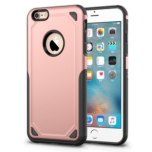 Op de grond trommel Landgoed Pro Armor Shockproof iPhone 6 6s hoesje - Protection Case Rose - Extra  Bescherming