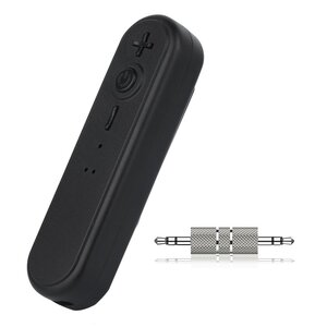 Opnemen Raak verstrikt naar voren gebracht AUX draadloos ontvanger clip hands-free muziek - Zwart wireless receiver -  Bluetooth 4.1
